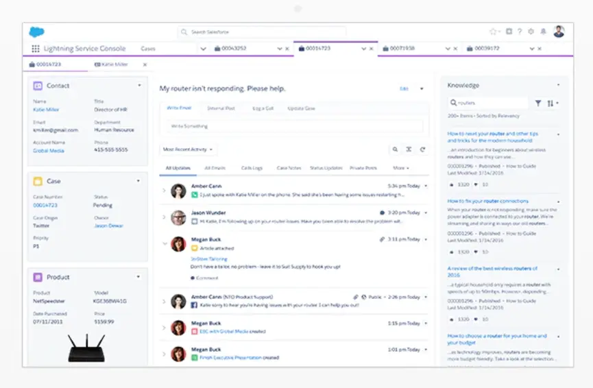 Salesforce’s Lightning Service Console