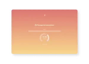 website blocker showing a "page has been blocked" notification with a timer