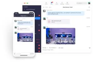 Slack messaging interface showing a team conversation.