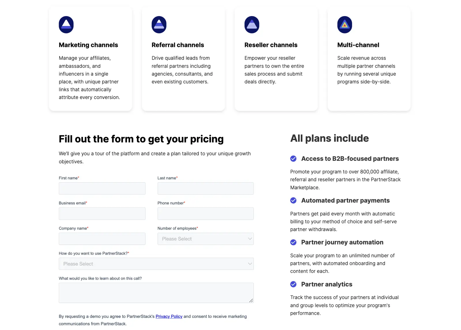 PartnerStack pricing