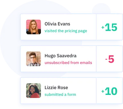 Customer health scores in ActiveCampaign