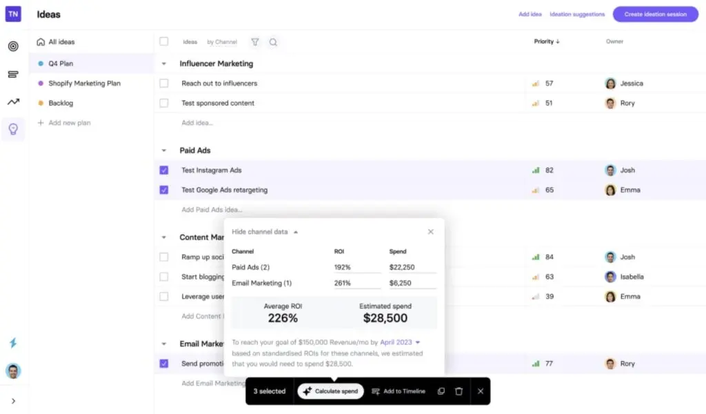 TrueNorth prioritisation ultimate SaaS MarTech stack
