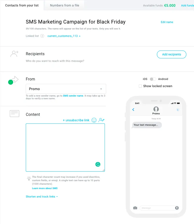 getresponse sms and email marketing