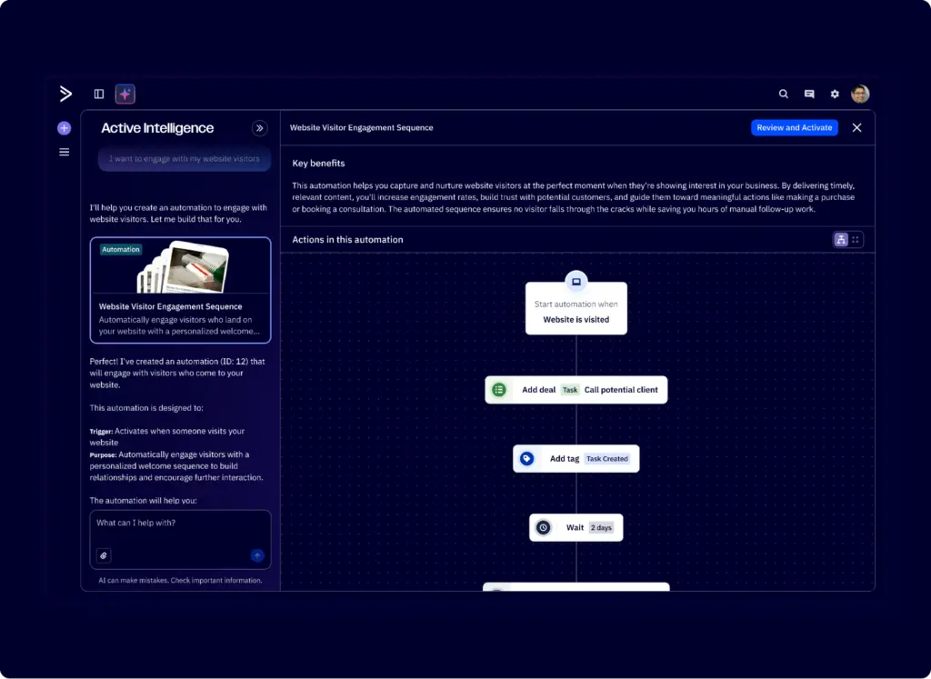 ActiveCampaign marketing automation