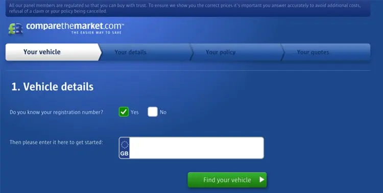 Compare the Market form